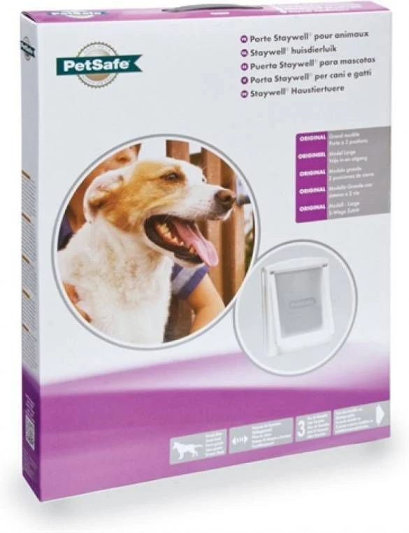 PetSafe Huisdierenluik In 2 Richtingen 760 Large 35, 6 X 30, 5 Cm Wit 5023 - Afbeelding 12