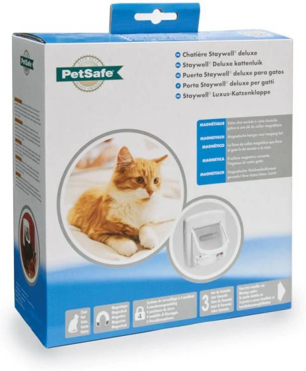 Gebr. De Boon PetSafe Staywell® Deluxe Magnetisch Kattenluik Met Magnetische Hanger - Afbeelding 6