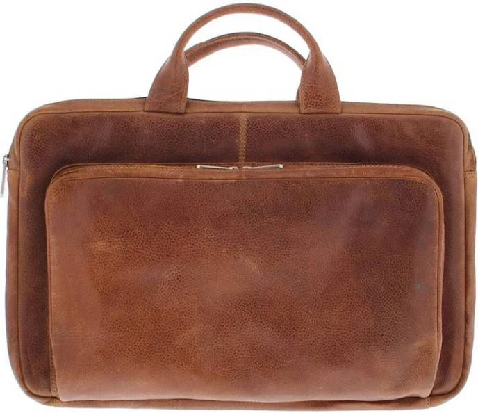 Plevier Urban Zuidas Laptop Sleeve 17.3" Cognac Laptopsleeve - Afbeelding 3