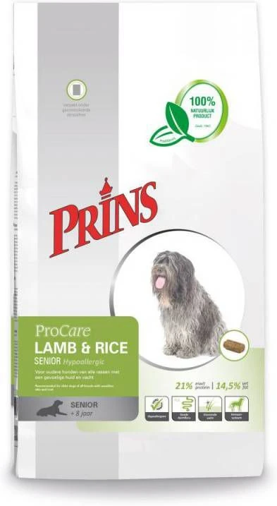Prins Procare Hypo Allergic Senior Lam&Rijst Hondenvoer 15 Kg Hypo Allergic - Afbeelding 9