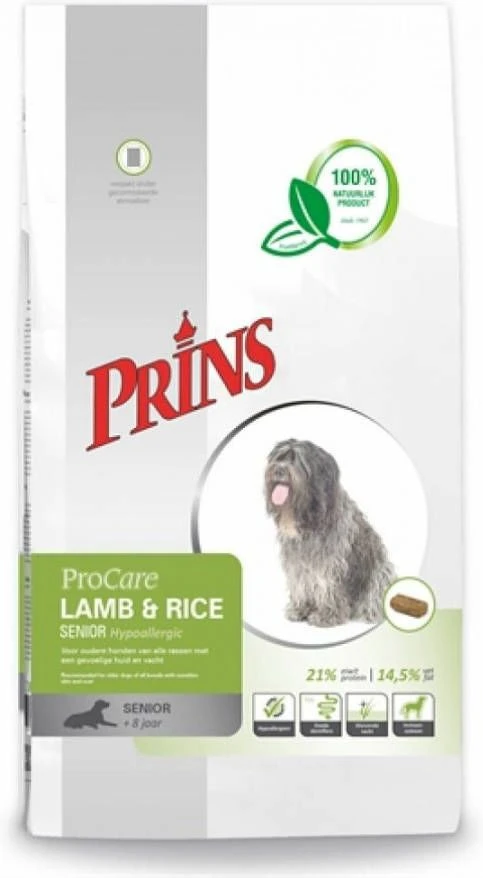 Prins Procare Hypo Allergic Senior Lam&Rijst Hondenvoer 15 Kg Hypo Allergic - Afbeelding 7