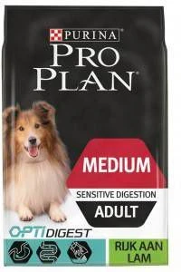 Pro Plan PURINA Medium Adult Lam & Rijst Sensitive Digestion Hondenvoer Dubbelpak 2 X 3 Kg - Afbeelding 3