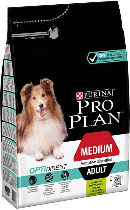 Pro Plan PURINA Medium Adult Lam & Rijst Sensitive Digestion Hondenvoer Dubbelpak 2 X 3 Kg - Afbeelding 10