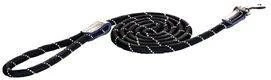 Rogz Rope Lijn Lang Zwart Hondenriem 180X0.9 Cm - Afbeelding 2