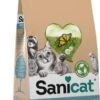 Sanicat Recycled Cellulose Kattenbakvulling 2 X 20 Liter