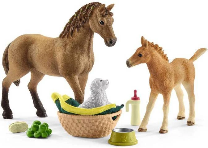 Schleich Babydieren Verzorgingsset Speelfiguur Wild Life 42432 - Afbeelding 2