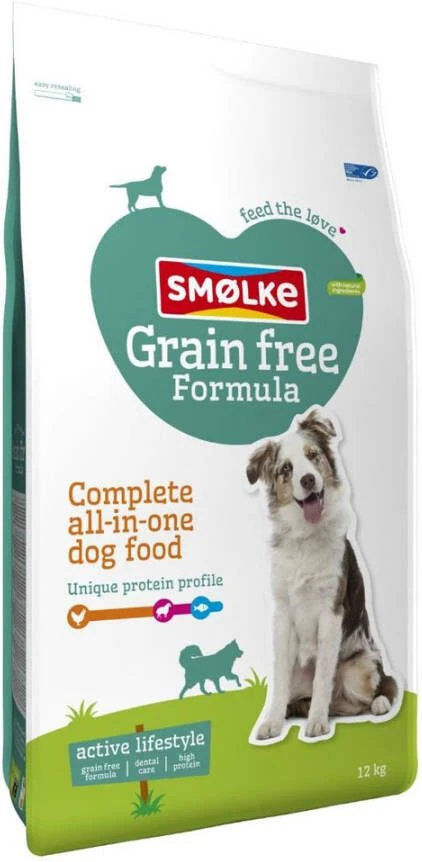 Smolke Adult Grain Free Formula Kip&Lam&Vis Hondenvoer 12 Kg Graanvrij - Afbeelding 12