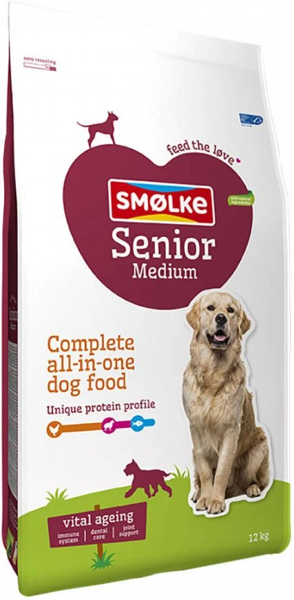 Smolke Smø, Lke Senior Medium Vital Ageing Dubbelpak 2 X 12 Kg - Afbeelding 11