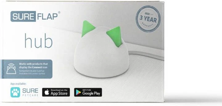 SureFlap Connect Hub Kattenluik Microchip Kattenluik Wit - Afbeelding 2