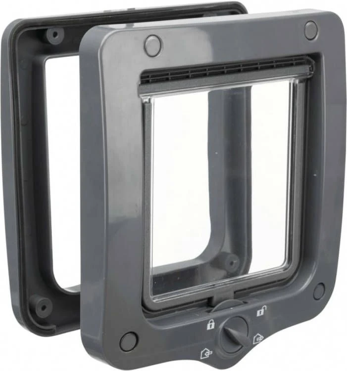 TRIXIE Kattenluik Met 4 Standen Grijs - Afbeelding 2