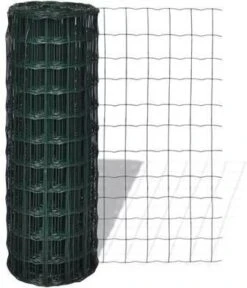 VidaXL Euro Hek 25x1, 7 M Met 100x100 Mm Gaas Staal