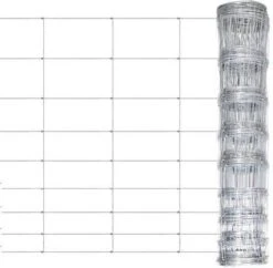VidaXL Hek 50x1, 2 M Gegalvaniseerd Staal Zilverkleurig