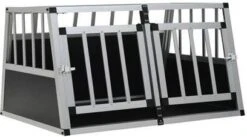 VidaXL Hondenbench Met Dubbele Deur 89x69x50 Cm