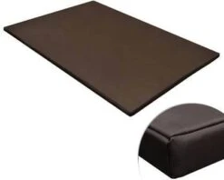 VidaXL Hondenmat Plat Rechthoekigbruin