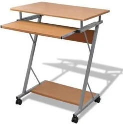 VidaXL Studenten Computerbureau 60 X 40 X 75 Cm(bruin )